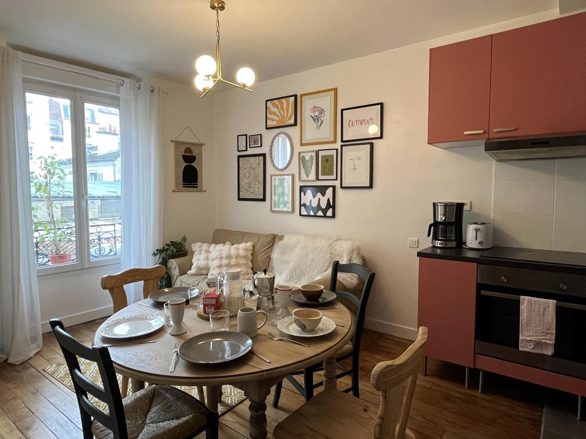Lovely Haussmannian Flat In Montparnasse Paris Exteriör bild